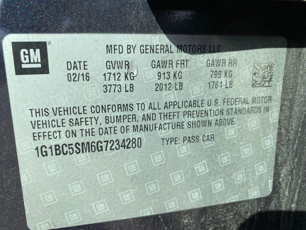 2016 Chevrolet Cruze LS Auto