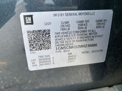 2021 Chevrolet Tahoe 2WD LT