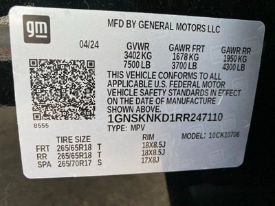 2024 Chevrolet Tahoe 4WD LT