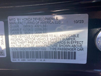 2024 Honda Accord EX
