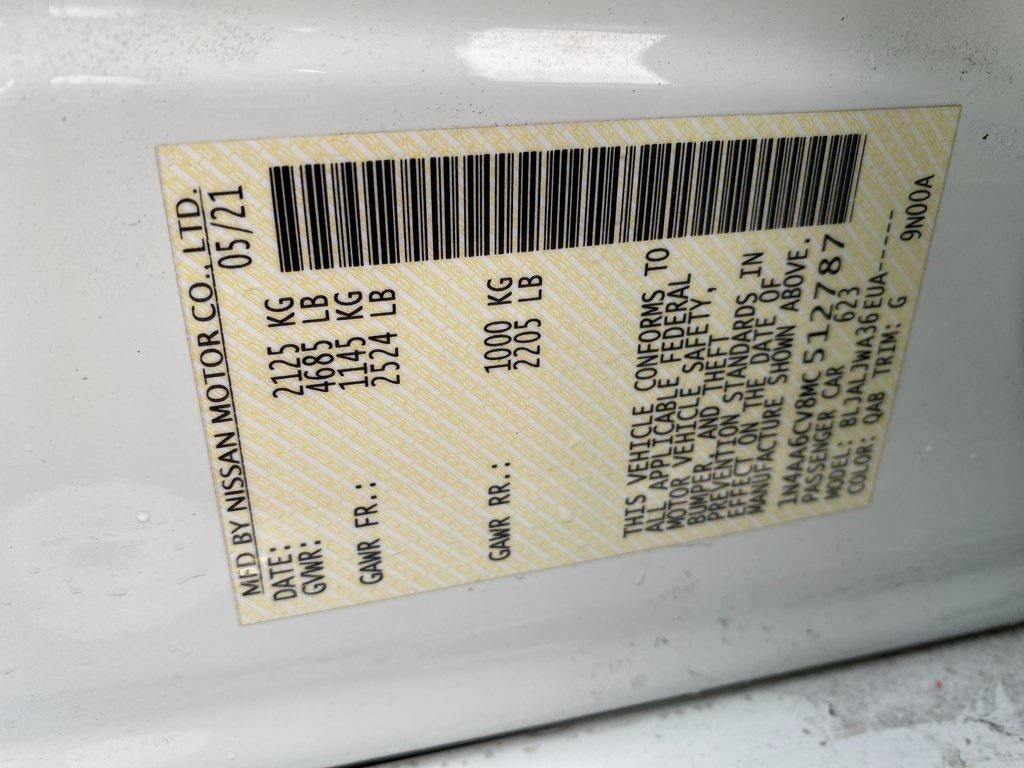 2021 Nissan Maxima SV Xtronic CVT