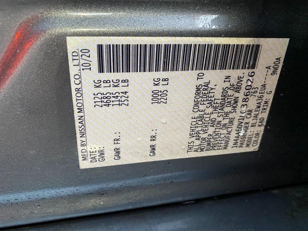 2020 Nissan Maxima SL Xtronic CVT