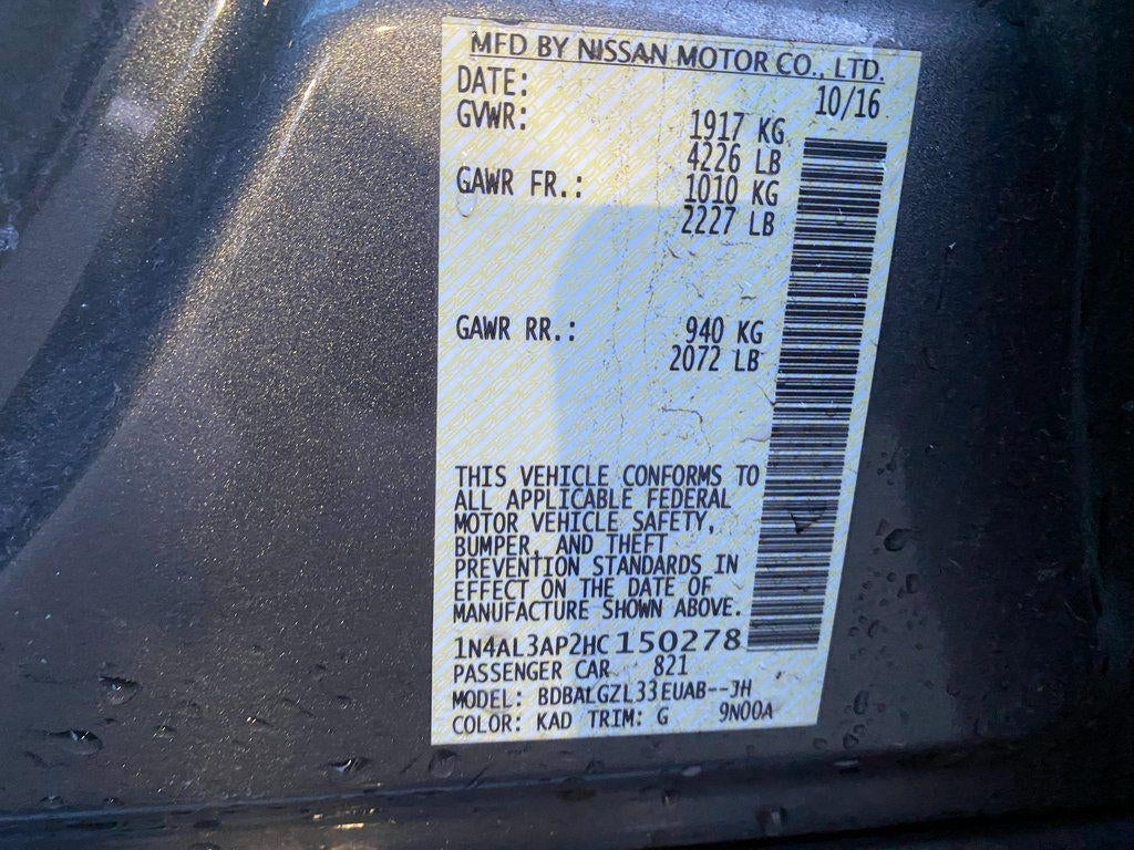 2017 Nissan Altima 2.5 S