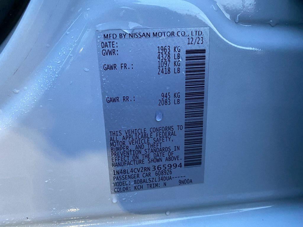 2024 Nissan Altima SR FWD