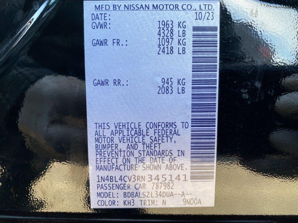 2024 Nissan Altima SR FWD