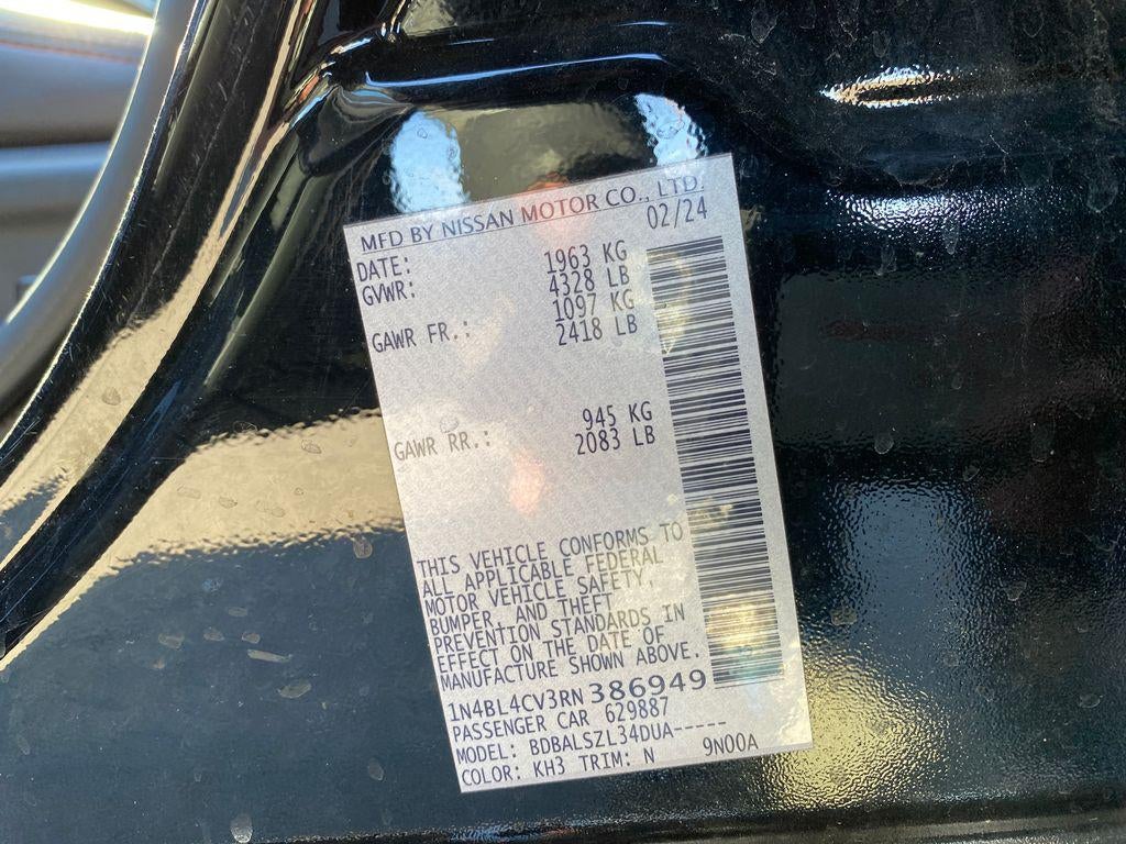 2024 Nissan Altima SR FWD