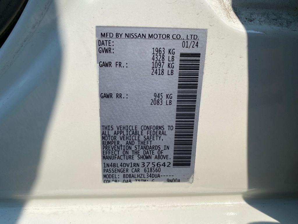 2024 Nissan Altima SV FWD