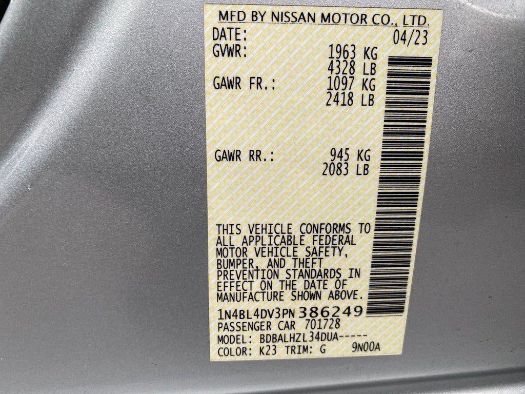 2023 Nissan Altima SV FWD