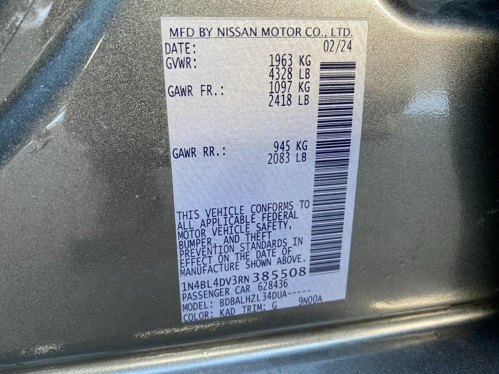 2024 Nissan Altima SV FWD