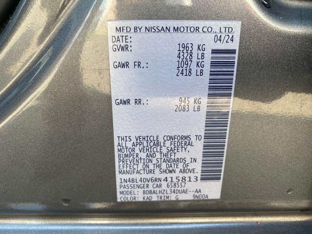 2024 Nissan Altima SV FWD