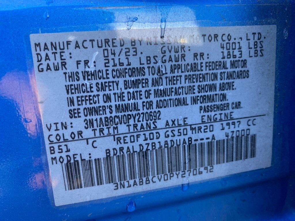 2023 Nissan Sentra SV Xtronic CVT