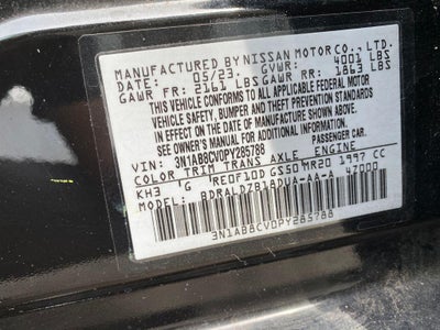 2023 Nissan Sentra SV Xtronic CVT