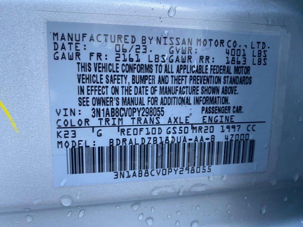 2023 Nissan Sentra SV Xtronic CVT