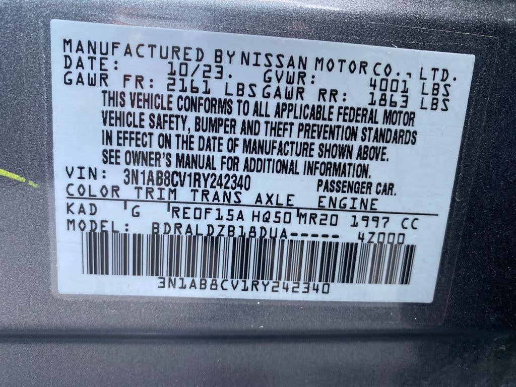 2024 Nissan Sentra SV Xtronic CVT