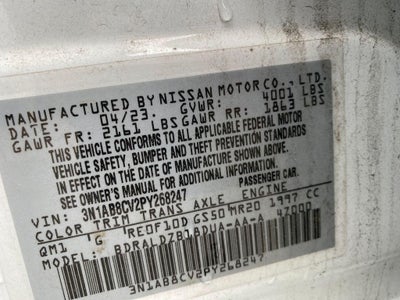 2023 Nissan Sentra SV Xtronic CVT