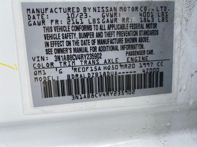 2024 Nissan Sentra SV Xtronic CVT