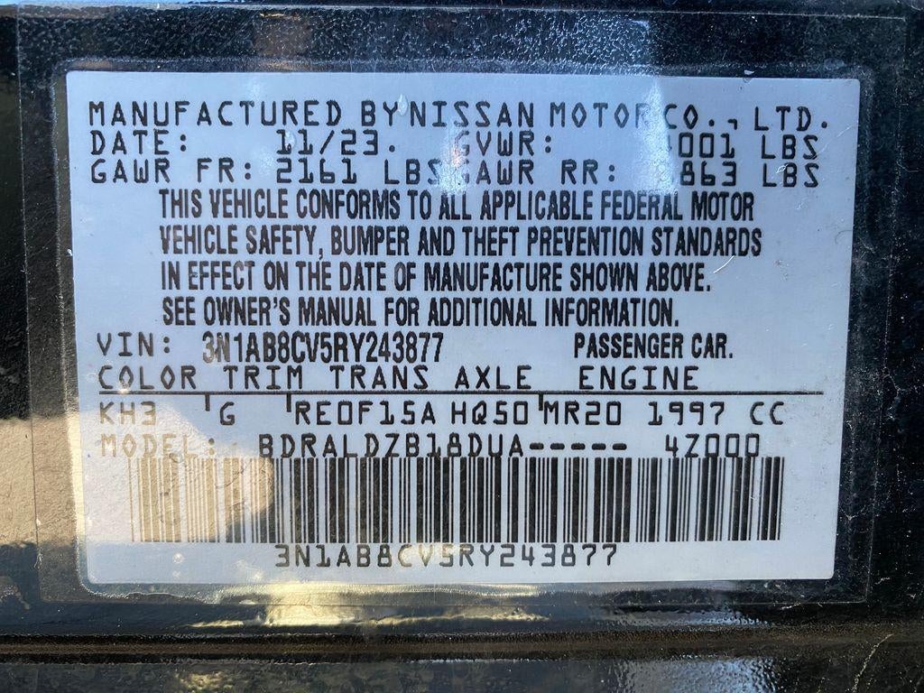 2024 Nissan Sentra SV Xtronic CVT