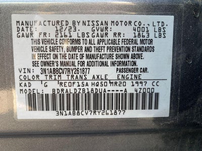 2024 Nissan Sentra SV Xtronic CVT