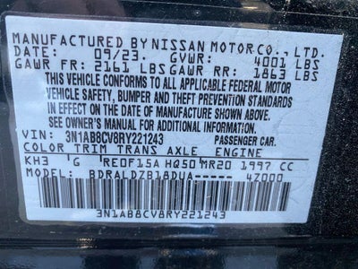 2024 Nissan Sentra SV Xtronic CVT