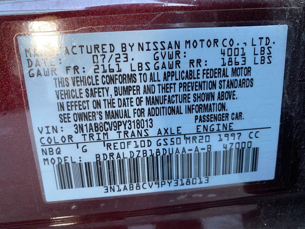 2023 Nissan Sentra SV Xtronic CVT