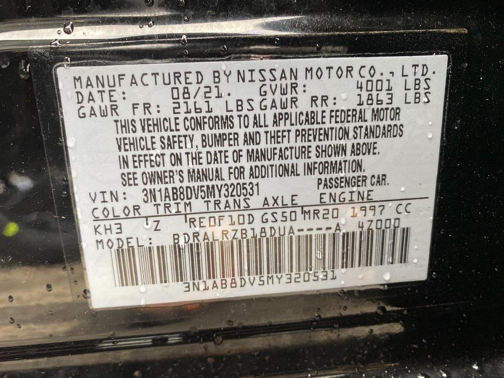 2021 Nissan Sentra SR Xtronic CVT