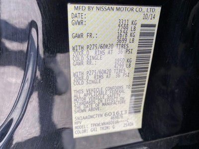 2015 Nissan Armada Platinum