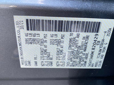 2021 Nissan Rogue S Intelligent AWD