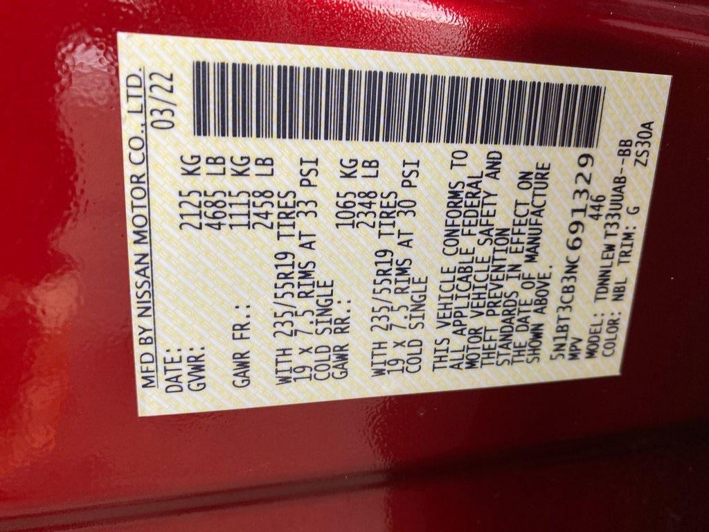 2022 Nissan Rogue SL Intelligent AWD