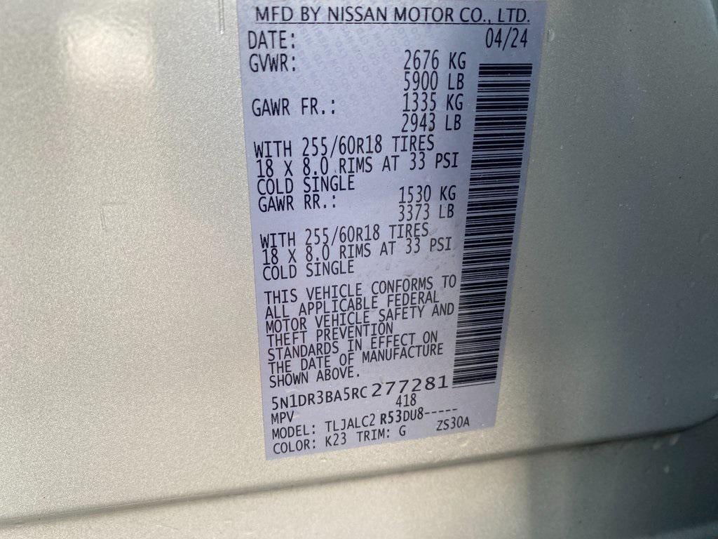 2024 Nissan Pathfinder SV FWD