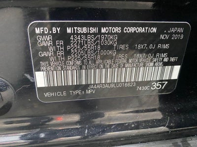 2020 Mitsubishi Outlander Sport 2.0 ES