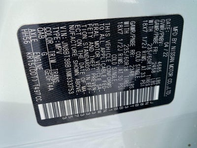 2022 Nissan Rogue SV Intelligent AWD