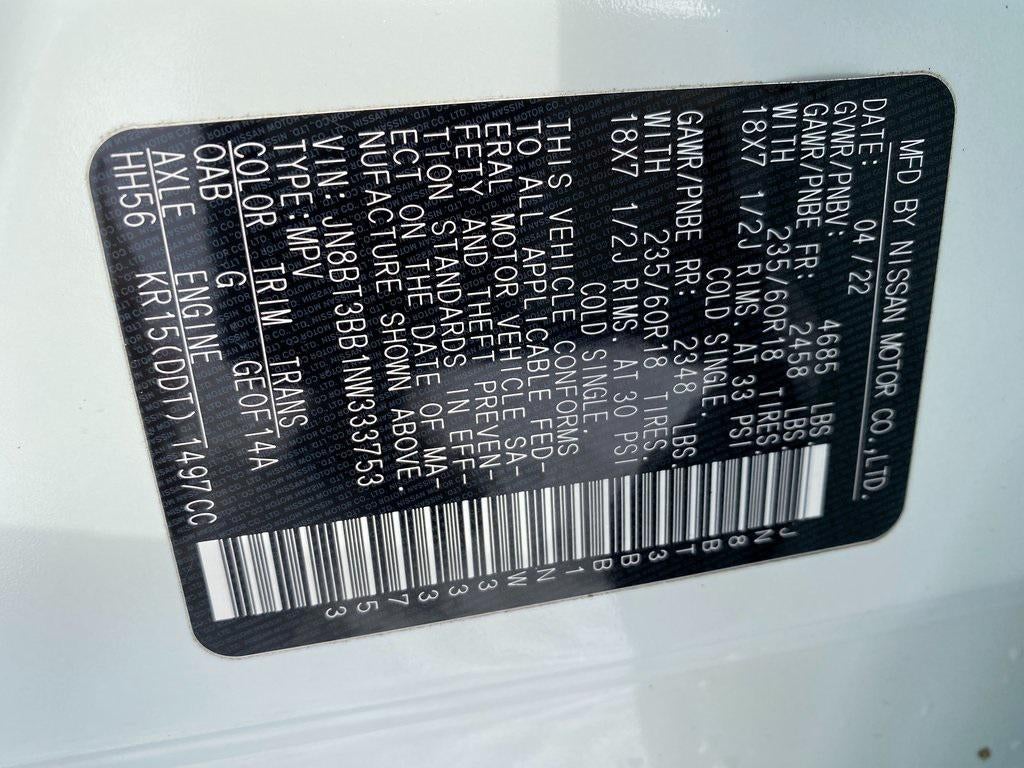 2022 Nissan Rogue SV Intelligent AWD