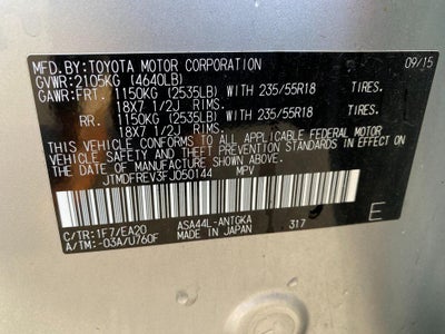 2015 Toyota RAV4 Limited