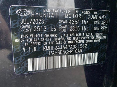 2023 Hyundai Sonata SE