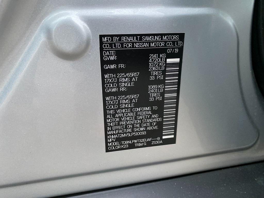 2020 Nissan Rogue S Intelligent AWD