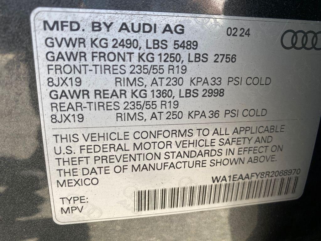 2024 Audi Q5 Premium Plus 45 TFSI S line quattro