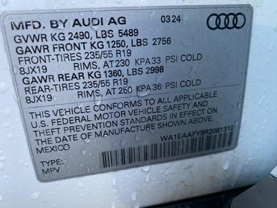 2024 Audi Q5 Premium Plus 45 TFSI S line quattro