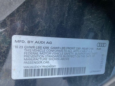 2024 Audi A3 Premium 40 TFSI Front-Wheel Drive S tronic