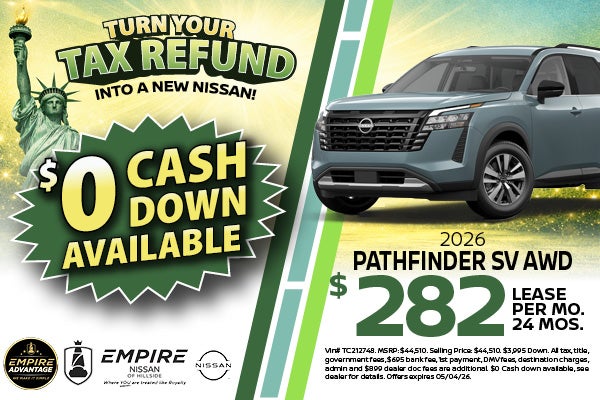 2026 Nissan Pathfinder SV AWD