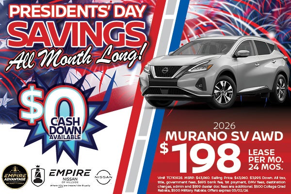 2026 Nissan Murano SV AWD