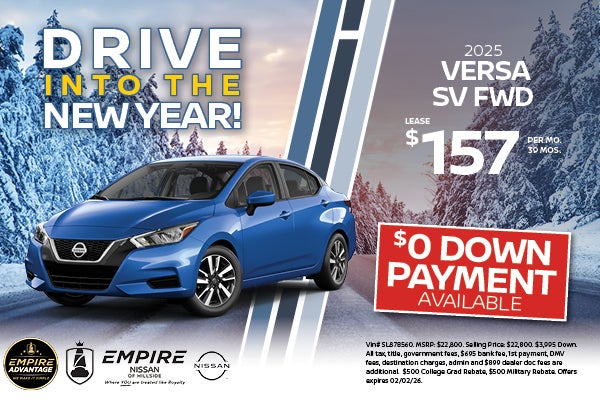 2025 Nissan Versa SV FWD