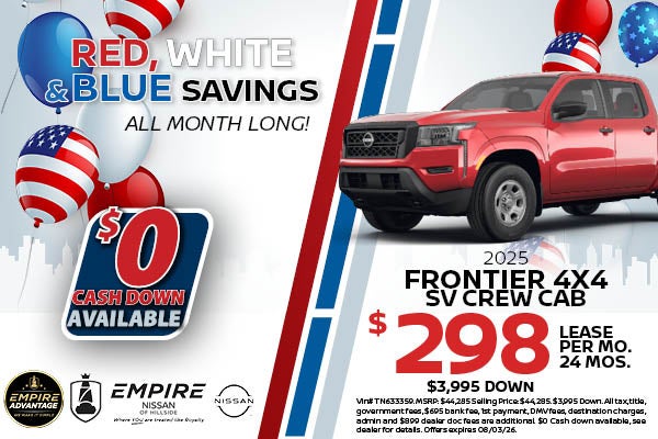 2025 Nissan Frontier 4x4 SV Crew Cab
