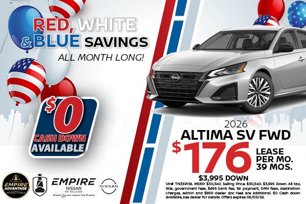2026 Nissan Altima SV FWD