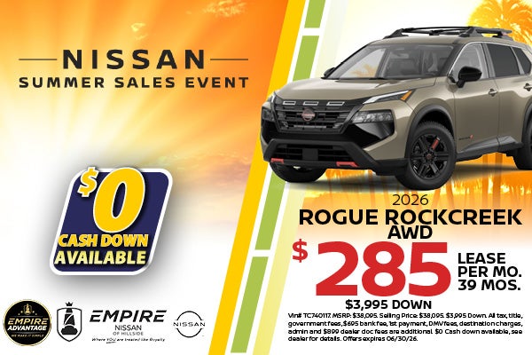 2026 Nissan Rogue RockCreek AWD