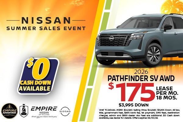 2026 Nissan Pathfinder SV AWD