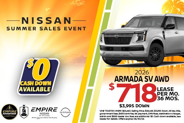 2026 Nissan Armada SV AWD