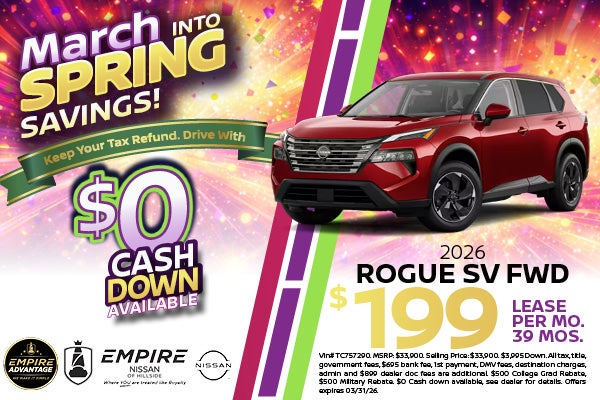 2026 Nissan Rogue SV FWD