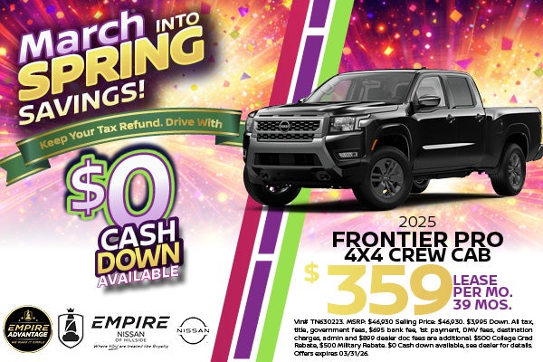 2025 Nissan Frontier Pro 4x4 Crew Cab