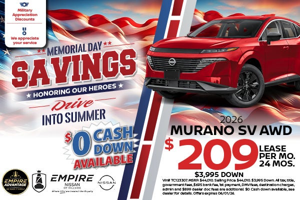 2026 Nissan Murano SV AWD