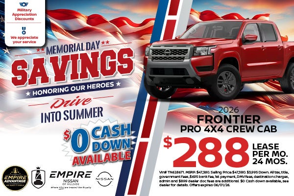 2026 Nissan Frontier Pro 4x4 Crew Cab
